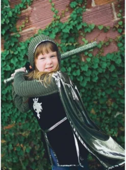 Great Pretenders Set Chevalier (Tunique, Cape, Couronne), Argent, Taille US 9-10 -Schleich Verkaufe 0771877619694 1