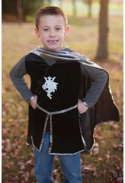 Great Pretenders Set Chevalier (Tunique, Cape, Couronne), Argent, Taille US 9-10 -Schleich Verkaufe 0771877619694