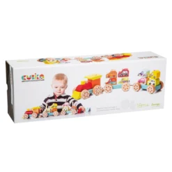 Cubika Holzzug Mit Kleinen Autos -Schleich Verkaufe 13999 1