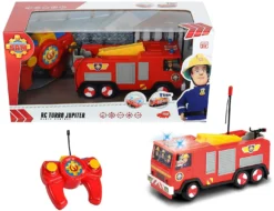 Dickie Toys RC Feuerwehrmann Sam Jupiter, Funkferngesteuertes Feuerwehrauto, Feuerwehr, 22 Cm, Für Kinder Ab 3 Jahren -Schleich Verkaufe 4006333034602 4