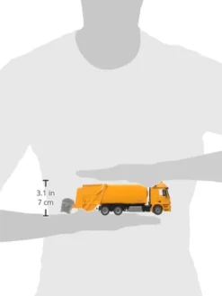 SIKU 2938, Müllwagen, 1:50, Metall/Kunststoff, Grün/Weiß, Öffenbarer Heckbereich, Inkl. Mülltonne -Schleich Verkaufe 4006874029389 4