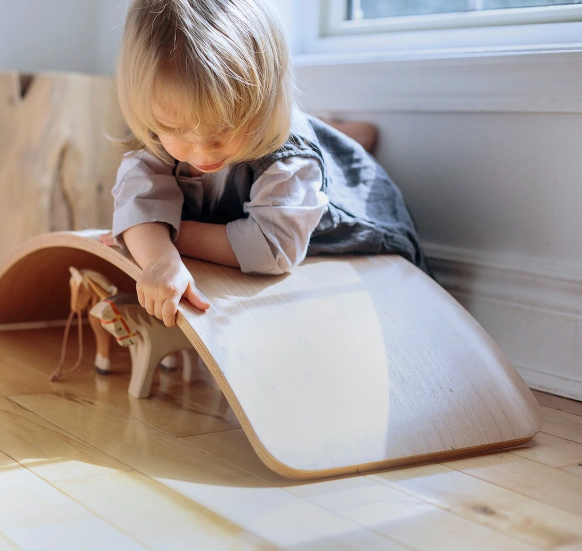 Kinderfeets Balance Board Aus Holz - Natur 5 Kinderfeets Balance Board Aus Holz - Natur – Bild 5