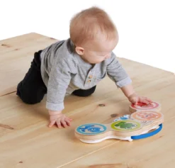 Baby Einstein Hape Magic Touch Trommel, Hochwertiges Musikspielzeug Aus Holz, Ab 6 Monaten -Schleich Verkaufe 6943478024861 2