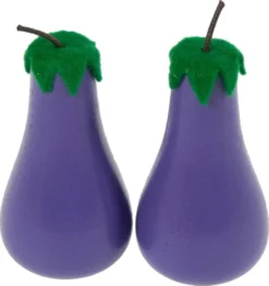 BigJigs Holzküche Zubehör Aubergine, Stück