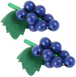 BigJigs Holzküche Zubehör Bund Trauben, Stück