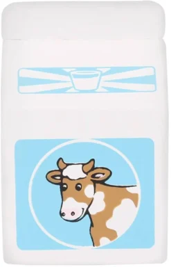 BigJigs Holzküche Zubehör Packung Milch, Stück