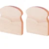 BigJigs Holzküche Zubehör Scheibe Toast, Stück