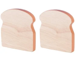 BigJigs Holzküche Zubehör Scheibe Toast, Stück