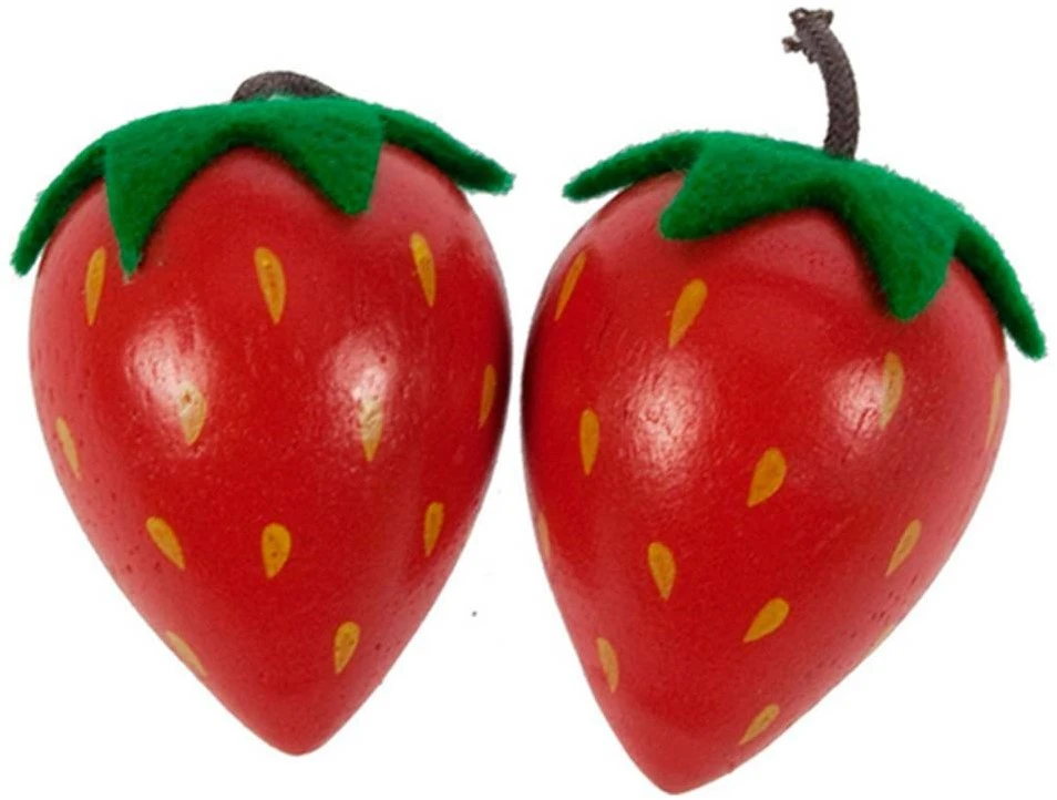BigJigs Holzkücke Zubehör Erdbeere, Stück 1 BigJigs Holzkücke Zubehör Erdbeere, Stück