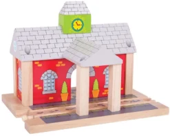 Bigjigs Rail Bahnhof Mit Bahnsteig