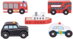 Bigjigs Rail Stadtverkehr Spielzeugautos