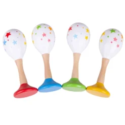 Bigjigs Spielzeug Holz Junior Maracas - Musikinstrumente Kinder