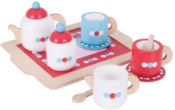 Bigjigs Toys Kaffeeservice Set Mit Tablett