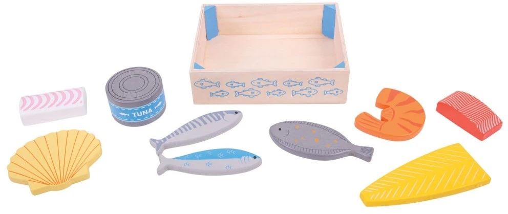 Bigjigs Toys Meeresfrüchte Kiste 2 Bigjigs Toys Meeresfrüchte Kiste – Bild 2