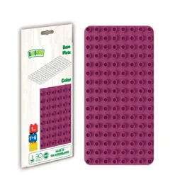 BiOBUDDi BB-0017 PINK Building Toy Accessory Grundplatte