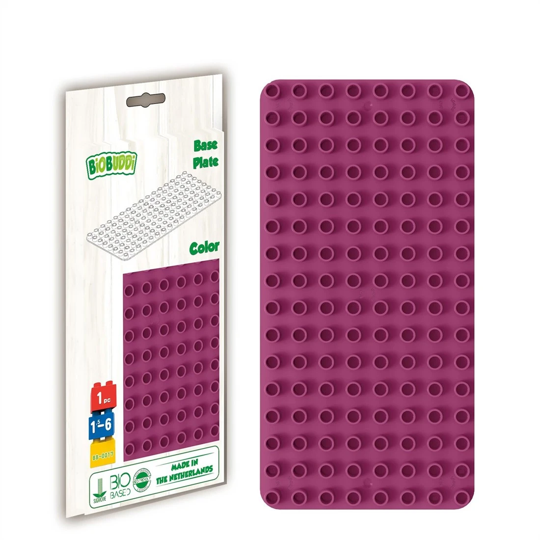 BiOBUDDi BB-0017 PINK Building Toy Accessory Grundplatte 1 BiOBUDDi BB-0017 PINK Building Toy Accessory Grundplatte