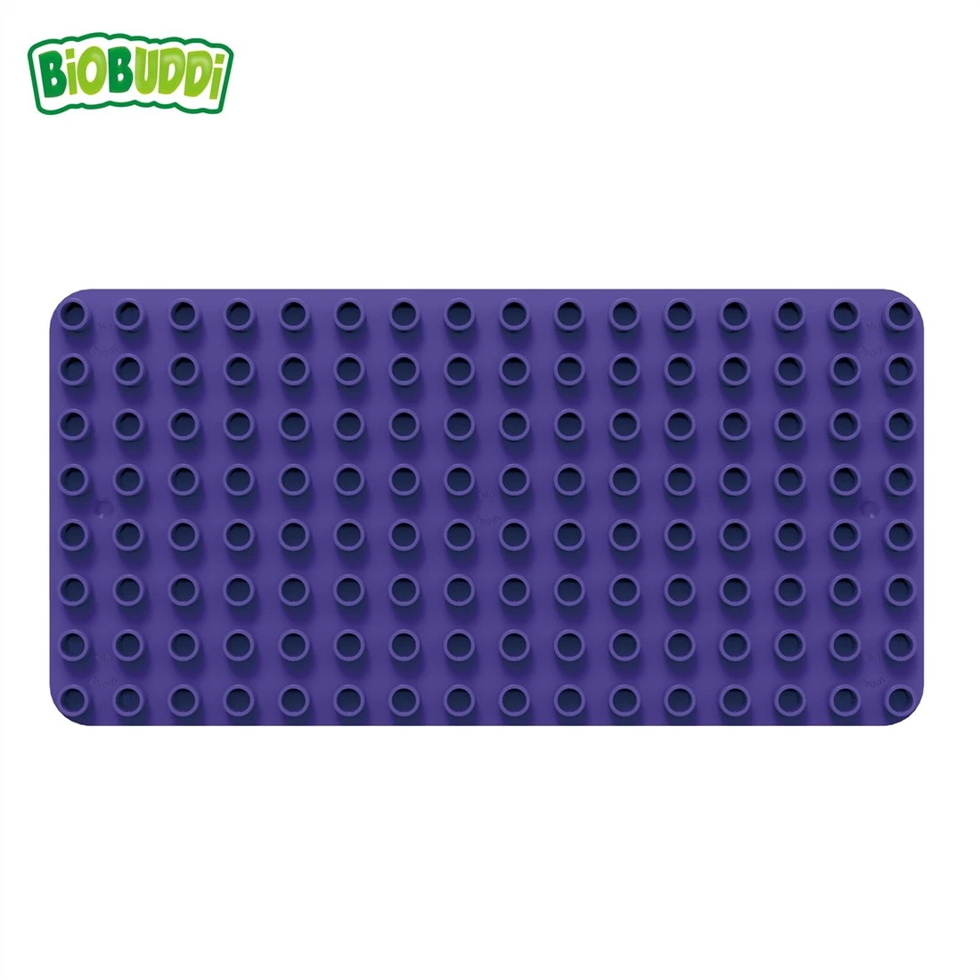 BiOBUDDi BB-0017 PURPLE Building Toy Accessory Grundplatte Violett 2 BiOBUDDi BB-0017 PURPLE Building Toy Accessory Grundplatte Violett – Bild 2