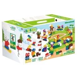 BiOBUDDi-BB-0033 Baby- Und Kleinkind-Set Mit BlockbusBIOBUDDIGranatapfel, Mehrfarbig (BB-0033)