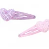 Great Pretenders Boutique Sparkle Heart Bobble Hairclips, 2 Pcs