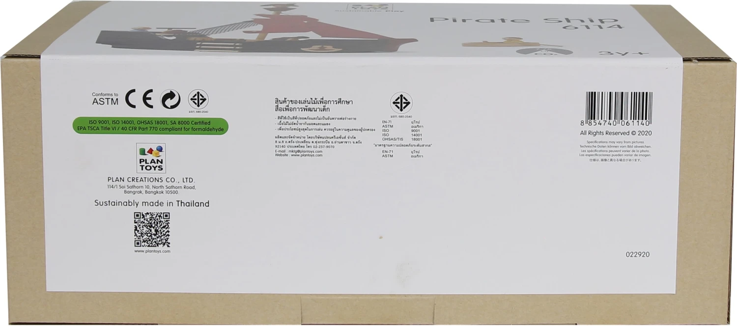 Plan Toys PlanToys Holzspielzeug Piratenschiff 7 Plan Toys PlanToys Holzspielzeug Piratenschiff – Bild 7