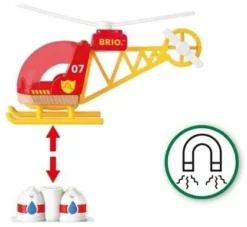 BRIO Feuerwehr-Hubschrauber -Schleich Verkaufe brio feuerwehr hubschrauber 3