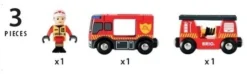 BRIO Feuerwehr-Leiterfahrzeug Mit Licht & Sound -Schleich Verkaufe brio feuerwehr leiterfahrzeug mit licht sound 3