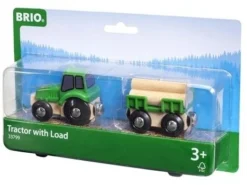 BRIO Traktor Mit Holz-Anhänger -Schleich Verkaufe brio traktor mit holz anhaenger 3