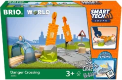 BRIO World Smart Tech Sound Gefährlicher Bahnübergang - 33965