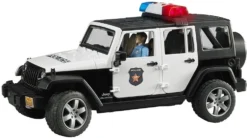 Duracell Bruder 02526 - Jeep Wrangler Unlimited Rubicon Polizei Fahrzeug Mit Polizist Und Ausstattung