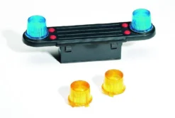 Bruder 02801 - Light And Sound Modul (trucks) Inklusive Batterie, Mit 4 Funktionen Polizei-Yelp, Motorengeräusch, Polizei- Und Feuerwehrsirene