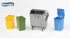 BRUDER Garbage Can Set