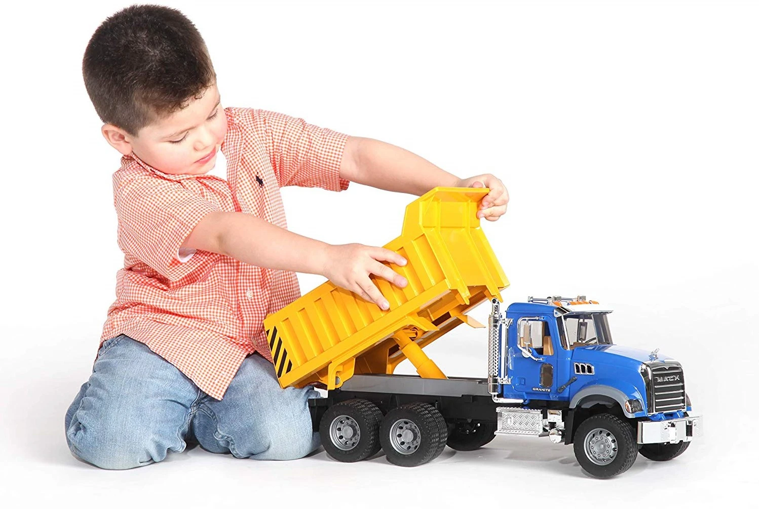 BRUDER MACK Granite Tip Up Truck Spielzeugfahrzeug 2 BRUDER MACK Granite Tip Up Truck Spielzeugfahrzeug – Bild 2