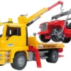 BRUDER MAN TGA Breakdown Truck With Cross Country Vehicle Spielzeugfahrzeug