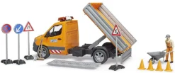 Bruder MB Sprinter Kommunal Mit Fahrer, Light + Sound Modul Und Zubehör - 2677 -Schleich Verkaufe bruder mb sprinter kommunal mit fahrer light plus sound modul und zubehoer 2677 3