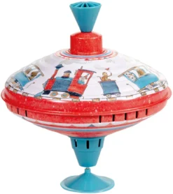 Brummkreisel Motiv Zug, Durchmesser 18cm - Kinderkreisel