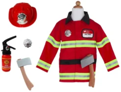 Creative Bildung Great Pretenders Feuerwehrmann Mit Zubehör Im Kleidersack, Größe 5–6