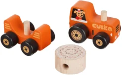 Cubika 15351 15351-Tractor De Madera Kinderspielzeug Aus Holz, Mehrfarbig -Schleich Verkaufe cubika 15351 15351 tractor de madera kinderspielzeug aus holz mehrfarbig 3