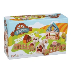 Cubika Holzspielset Farm -Schleich Verkaufe cubika holzspielset farm 3