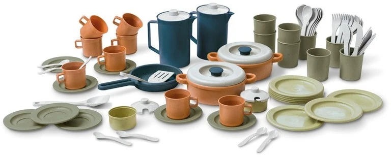 Dantoy Bio Koffie & Diner Set - 79-delig 1 Dantoy Bio Koffie & Diner Set - 79-delig