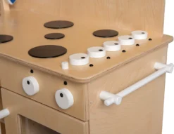 Van Dijk Toys Keuken XL - Naturel Met Wit 9 Van Dijk Toys Keuken XL - Naturel Met Wit -Schleich Verkaufe detail hoek