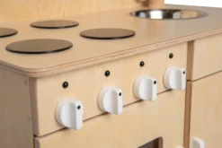 Van Dijk Toys Keuken Peuters - Naturel Met Wit -Schleich Verkaufe detail kookplaat 1