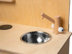 Van Dijk Toys Keuken Peuters - Naturel Met Wit -Schleich Verkaufe detail kraan