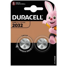 Duracell CR2032 3V Lithium-Batterie 2er-Pack