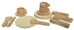 Egmont Toys Teeservice Aus Holz Natur. 21x15x6 Cm. 1+