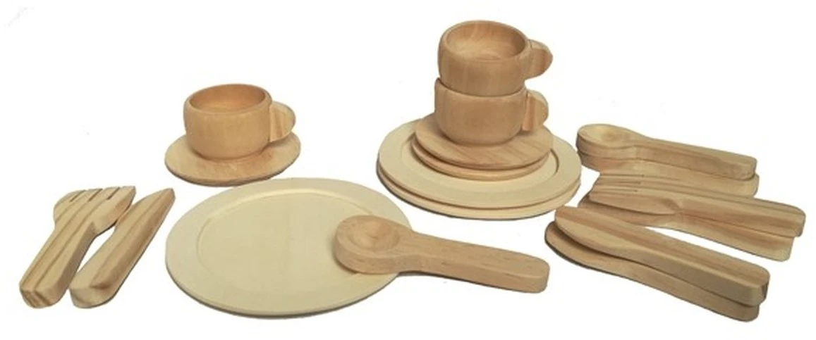 Egmont Toys Teeservice Aus Holz Natur. 21x15x6 Cm. 1+ 1 Egmont Toys Teeservice Aus Holz Natur. 21x15x6 Cm. 1+