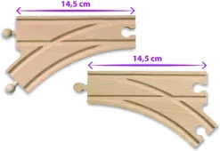 Eichhorn Bahn Weichen 2-tlg. -Schleich Verkaufe eichhorn bahn weichen 2 tlg 3
