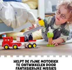 LEGO DUPLO Stadt - Feuerwehrauto 10969 -Schleich Verkaufe extra afbeelding voor 5702017153650 8