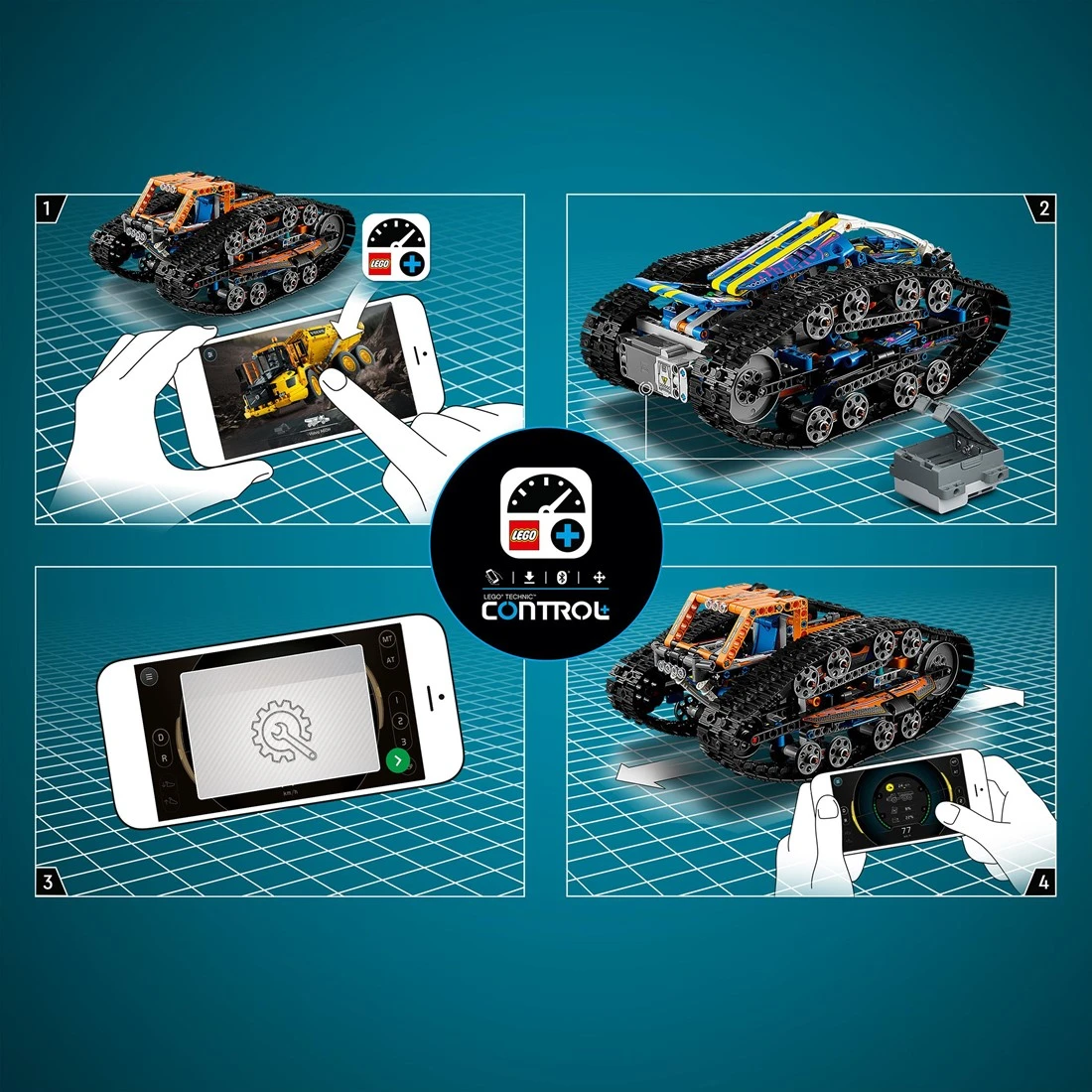 LEGO Technic - Verwandlungsfahrzeug Mit App-Steuerung 42140 7 LEGO Technic - Verwandlungsfahrzeug Mit App-Steuerung 42140 – Bild 7