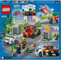 LEGO City Feuerwehr - Verfolgung Von Feuerwehr Und Polizei 60319 -Schleich Verkaufe extra afbeelding voor 5702017161037 5