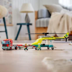 LEGO City Große Fahrzeuge - Rettungshubschrauber Transport 60343 -Schleich Verkaufe extra afbeelding voor 5702017161150 3